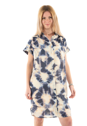 Robe ichi emmeretta 203116 tie dye aop