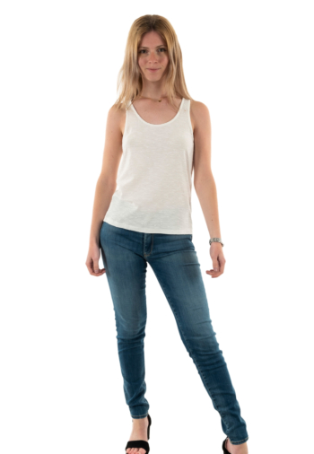 Debardeurs ichi otalia 114201 cloud dancer