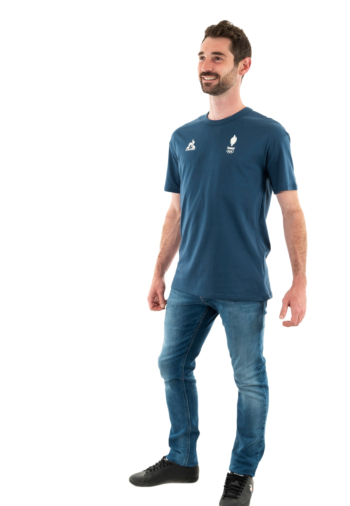 Tee shirt le coq sportif efro 24 insignia blue