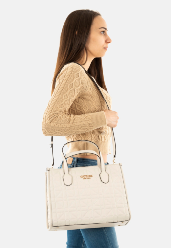 Sacs à main guess jeans silvana 2 compartment tote sto stone