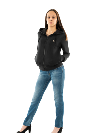 Sweat guess jeans olympe jblk jet black a996