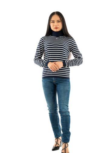 Sweat tommy jeans essential 0a5 navy / white stripe