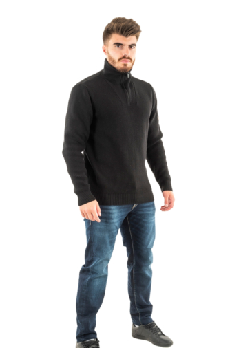 Pull hiver Benson & Cherry fanion noir