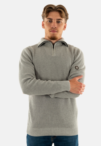 Pull hiver Benson & Cherry fanion gris