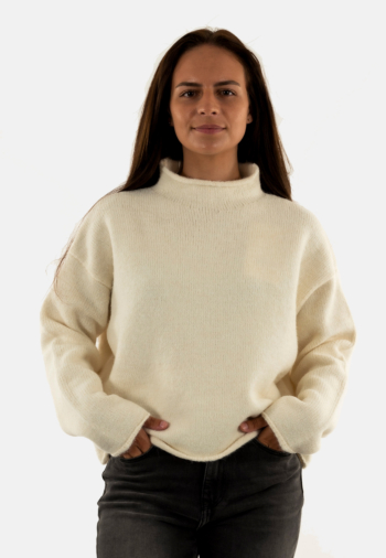 Pull hiver grace & mila nassim_22748 ecru