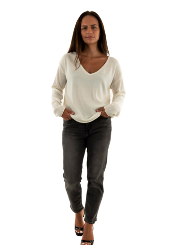 Pull leger grace & mila nao_22712 ecru