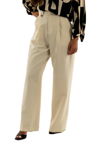 Pantalons grace & mila nilay_22724 ecru