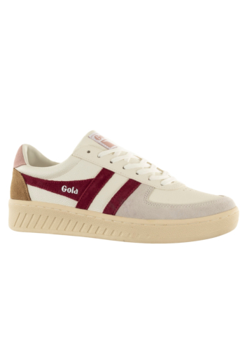 Baskets basses gola grandslam trident ak wht/cerise/chalk