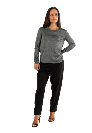 Tee shirt manches longues sun valley polesk 9999 noir