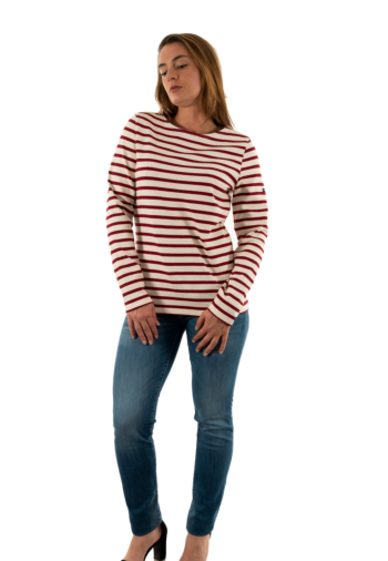 Pull hiver saint james méridame ll ou écru/persan