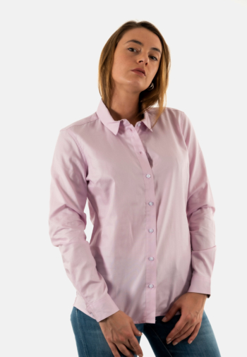 Chemisier barbour derwent pu12 lavender haze/hessian tar