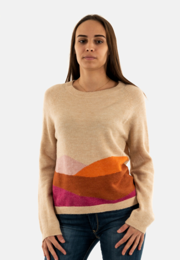 Pull hiver grace & mila nady_22697 beige