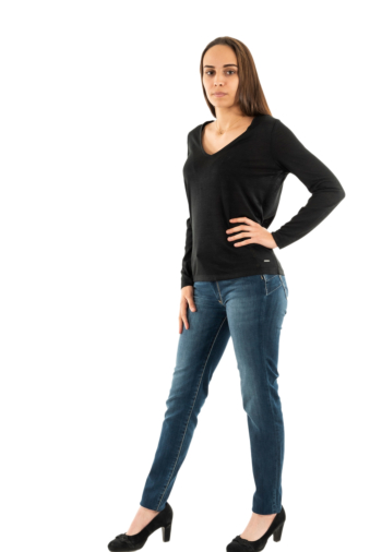 Tee shirt manches longues sun valley phayao 9999 noir