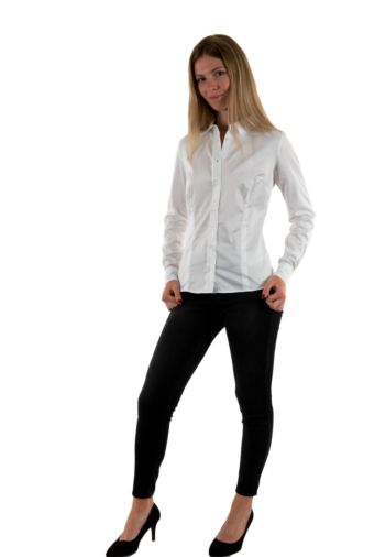 Chemisier guess jeans cate g011 pure white