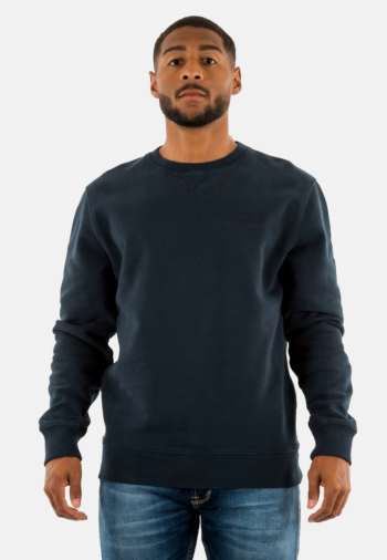 Sweat superdry essential logo crew 98t eclipse navy