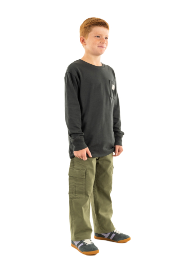 Tee shirts manches longues levi's® organic patch pocket g4o pirate black