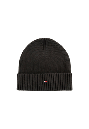 Bonnets tommy jeans flag pima bds black