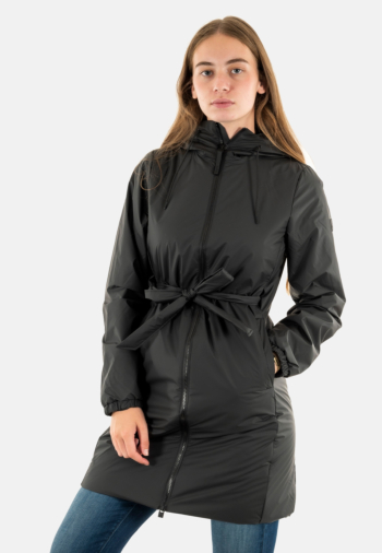 Blousons et vestes rains lohja long insulated curve 01 black