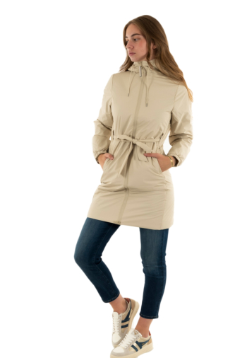 Blousons et vestes rains lohja long insulated curve 26 dune