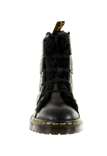 Bottines dr martens 1460 ltt fl black milled nappa+wanama+milo fur