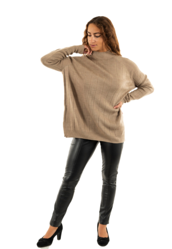 Pull hiver only tess malt ball melange