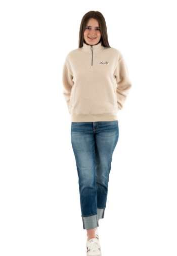 Sweat superdry country club borg 7sj off grey