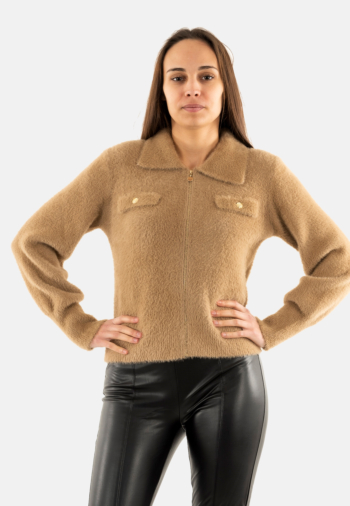 Gilets cardigans morgan 232-mdomi camel