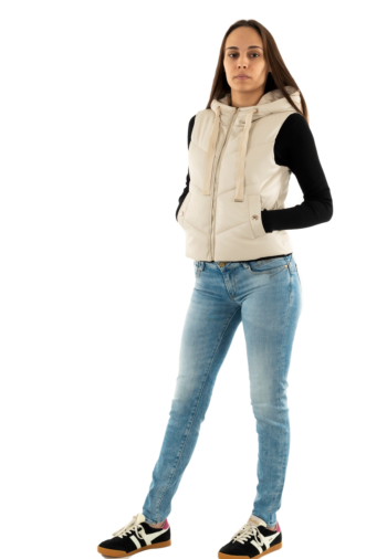 Gilets sans manche morgan 232-gsolo ivoire