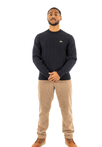 Pull hiver lacoste ah2924 166 marine