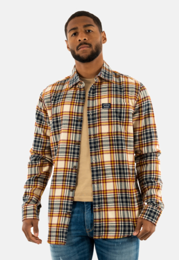 Chemise superdry lumberjack 7bq portland check white