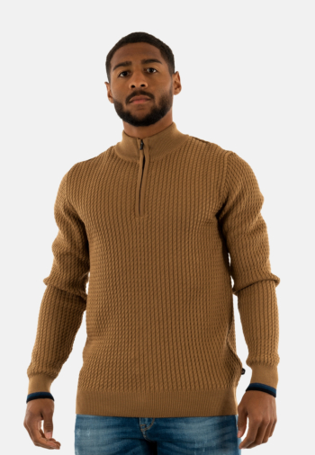 Pull hiver Benson & Cherry fairup beige