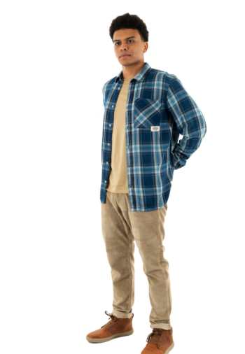 Chemise kaporal bahri indigo