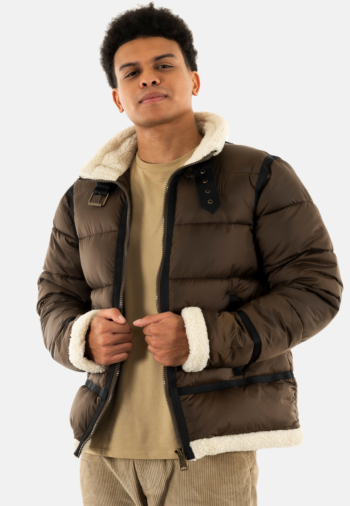Doudounes schott idak brown