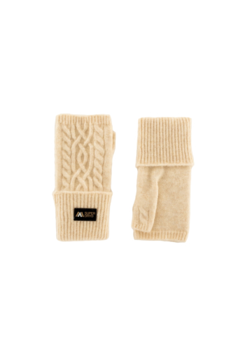 Gants superdry cable luxe 9vi oatmeal white