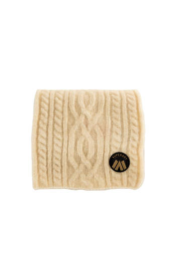 Echarpe superdry cable luxe 9vi oatmeal white