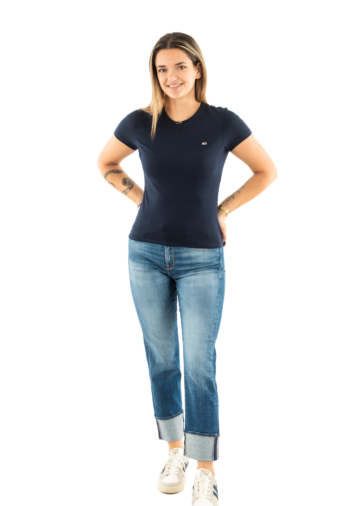 Tee shirt tommy jeans dw0dw20459 c1g dark night navy