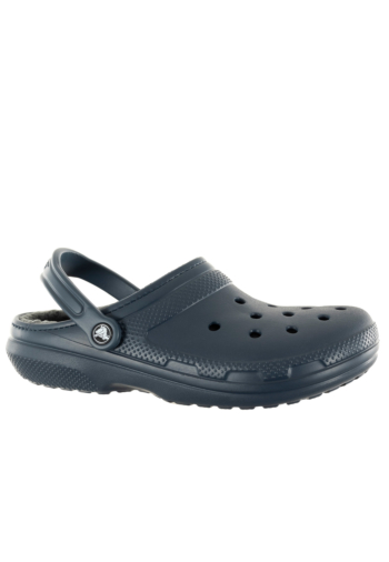 Sandales - nu-pieds crocs classic lined clog 459 navy/char