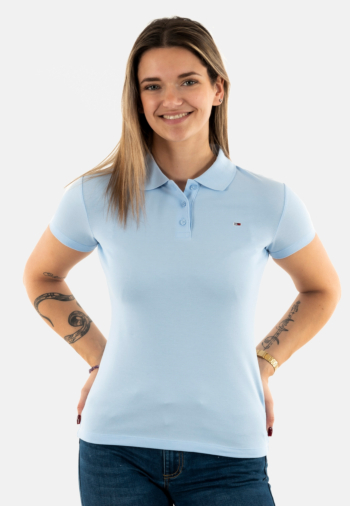 Polos tommy jeans slim essential c3q sweet blue