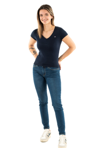 Tee shirt tommy jeans dw0dw20458 c1g dark night navy