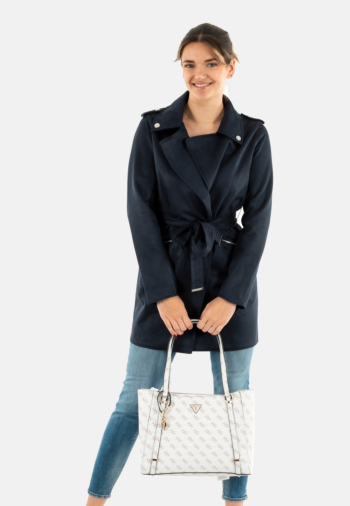 Sacs à main guess jeans erica cream logo