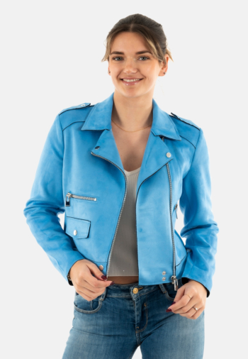 Blousons et vestes morgan 241-gousmi bleuet