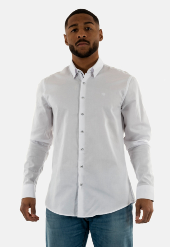Chemise Benson & Cherry lajaquard blanc