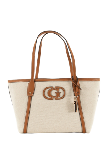 Sacs à main guess jeans sebina natural/caramel