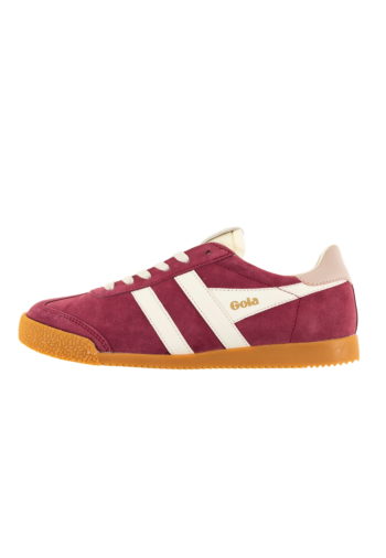 Baskets basses gola elan dk cerise/off white/chalk pink