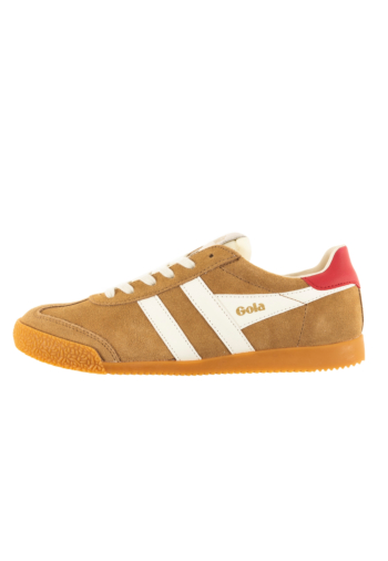 Baskets basses gola elan tw caramel/off white/deep red