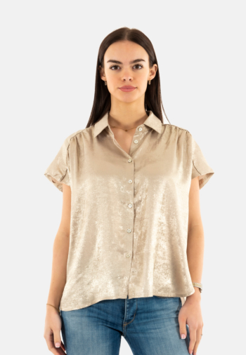Chemisier manches courtes molly bracken law122de or