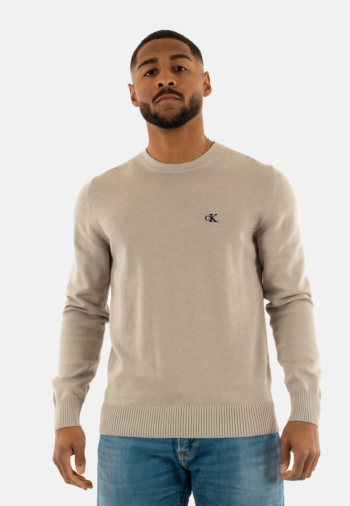 Pull leger calvin klein jeans modern crew neck pan atmosphere