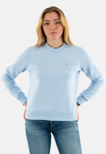 Sweat tommy jeans reg s flag crew c3q sweet blue