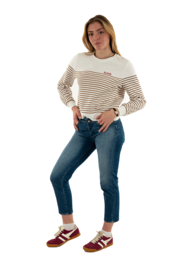 Sweat only bine cloud dancer toasted coconut/print bichette