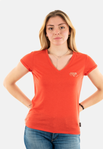 Tee shirt Le Temps Des Cerises smallvtr 4245 poppy red